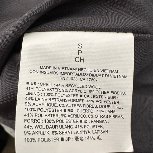 Old Navy Peacoat Charcoal Gray Size Small - Picture 5 of 5